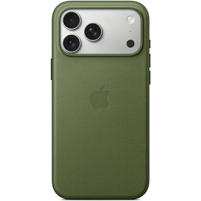 Apple Husa de protectie spate Apple TechWoven Case MGFD4ZM/A cu MagSafe pentru iPhone 17 Pro Max, Verde