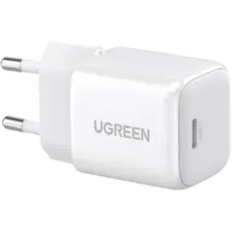 Ugreen INCARCATOR retea Ugreen, Nexode CD318 Quick Charge 20W GaN, 1 x USB Type-C 5V/3A, alb