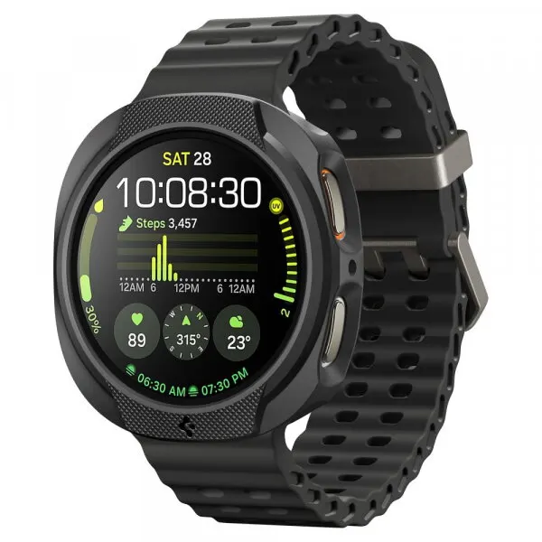 Spigen Husa Spigen Liquid Air pentru Samsung Galaxy Watch9 / Watch8 40mm, Neagra Mata ACS09840