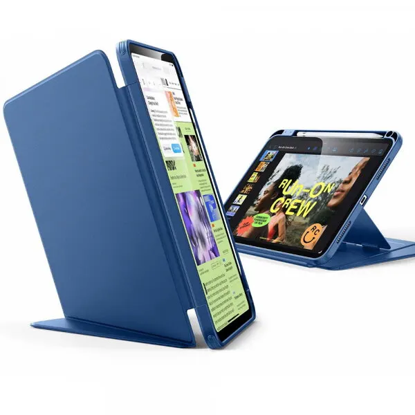 ESR Husa pentru Apple iPad Pro 11 (2024), ESR, Flip Hybrid with Pencil Holder, Albastra