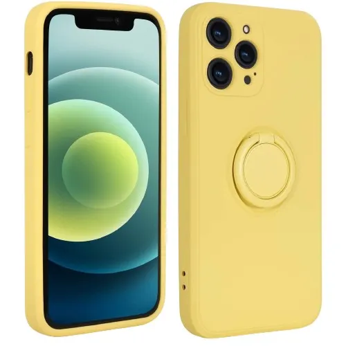 Flippy, Husa protectie Flippy compatibila cu Samsung A20E Liquid Silicone Ring cu suport rotativ Ga