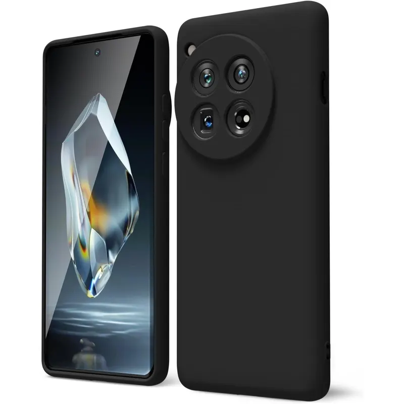Husa de Protectie, Flippy, pentru OnePlus 12 5G, Liquid Silicone, cu Microfibra pe Interior, Protectie Antisoc
