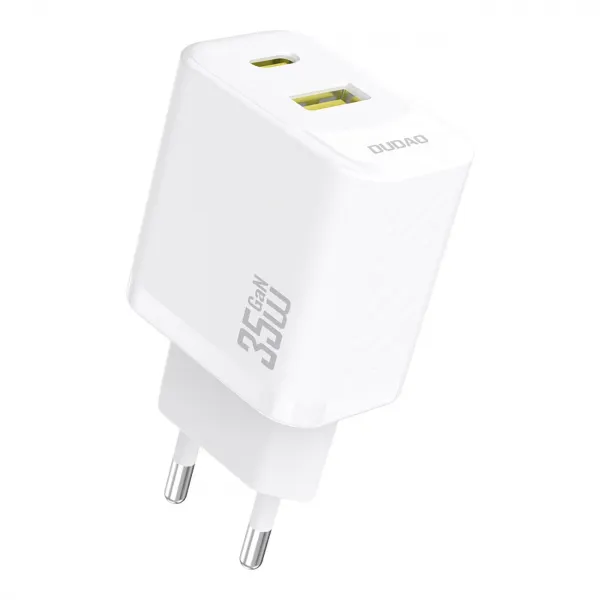 Dudao Incarcator Retea Dudao A27 Max, 35W, 1 x USB-A - 1 x USB-C, Alb