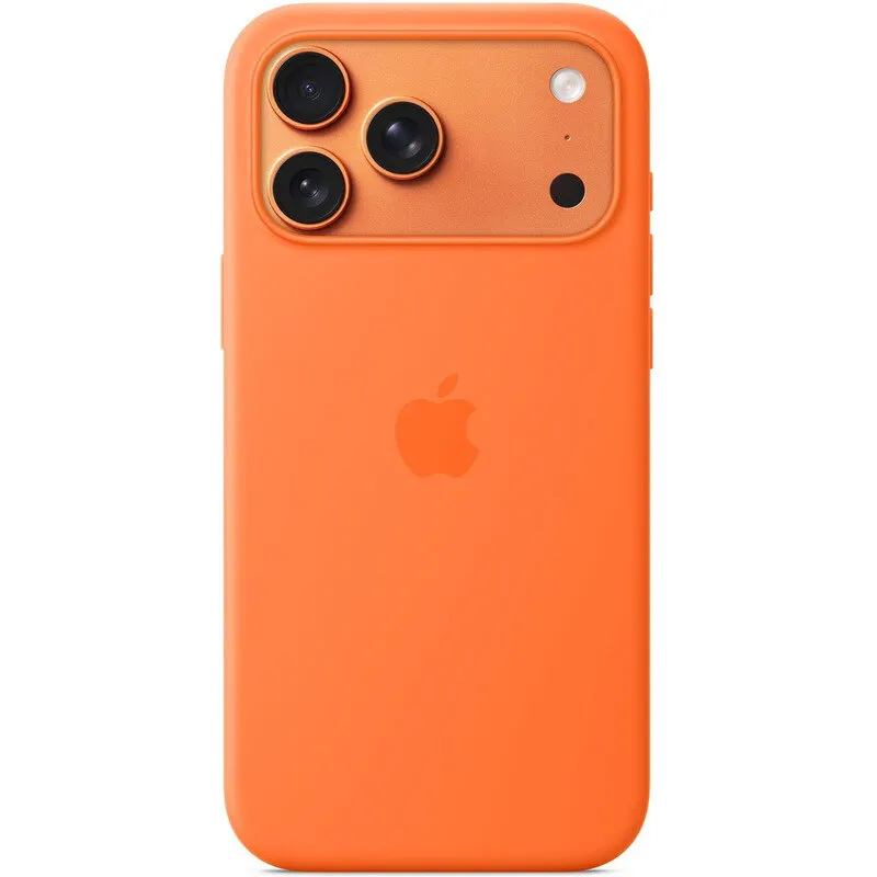 Apple Husa de protectie spate Apple Silicone Case MGFL4ZM/A cu MagSafe pentru iPhone 17 Pro Max, Portocaliu