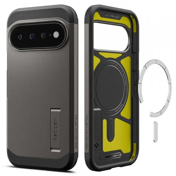 Spigen Husa MagSafe pentru Google Pixel 11 Pro XL, Spigen, Tough Armor, Gri ACS11865