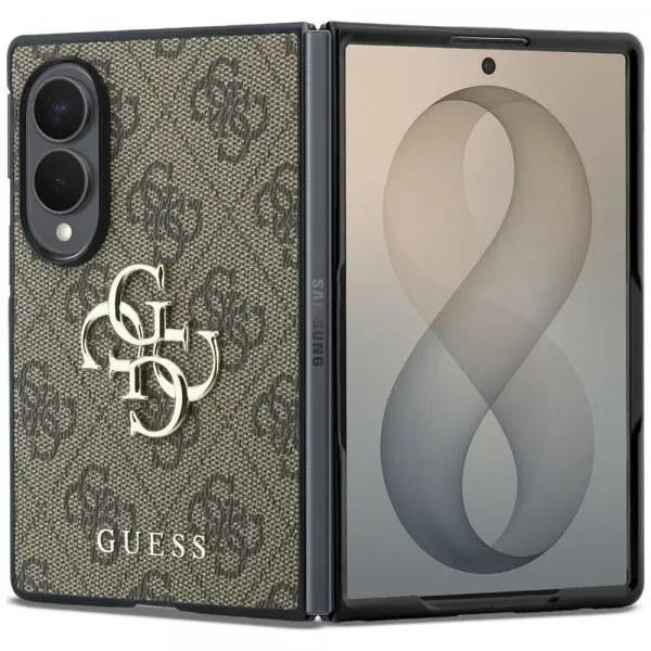 Guess Husa pentru Samsung Galaxy Z Fold8 F971, Guess, 4G Big Logo, Maro