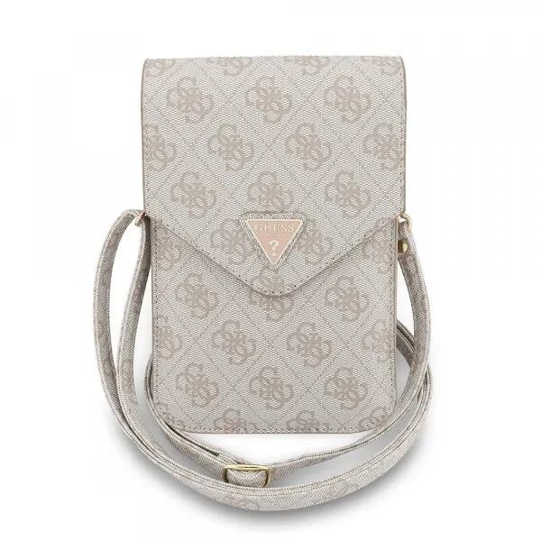 Guess Geanta Universala pentru Telefon, Guess, Fliptok Triangle 4G, Roz