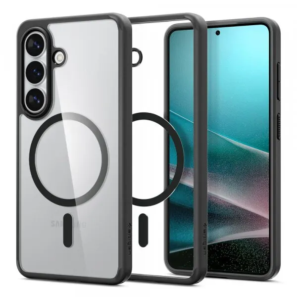 Spigen Husa MagSafe pentru Samsung Galaxy S26 S942, Spigen, Ultra Hybrid, Neagra Mata ACS10735