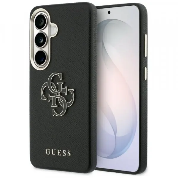 Guess Husa pentru Samsung Galaxy S26 S942, Guess, 4G Grained Big and Classic Logo, Neagra