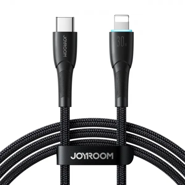 JOYROOM Cablu Date si Incarcare USB-C - Lightning Joyroom S-A32, 30W, 1m, Negru