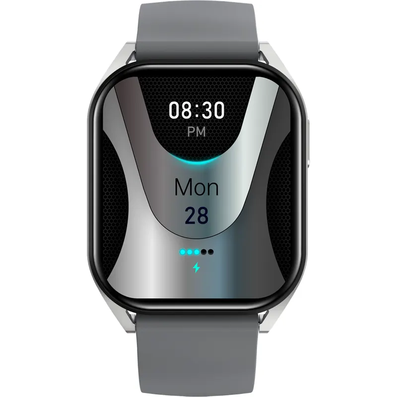 Canyon Ceas Inteligent Canyon CNS-SW58SS Chatter SW-58 IPS, 1.8, 128 MB, Apel Bluetooth, Asistent vocal cu AI, Android-iOS, 123 moduri sport, Monitorizare sanatate, Waterproof IP67 Argintiu-Gri