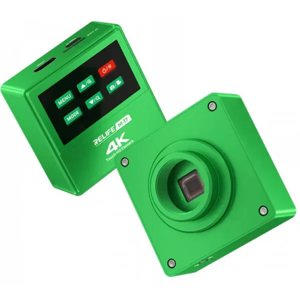 Relife Camera Microscop cu Control Tactil Relife M-17, 4K, senzor Sony CMOS de 1/2.8 si 8.29 MP, Verde