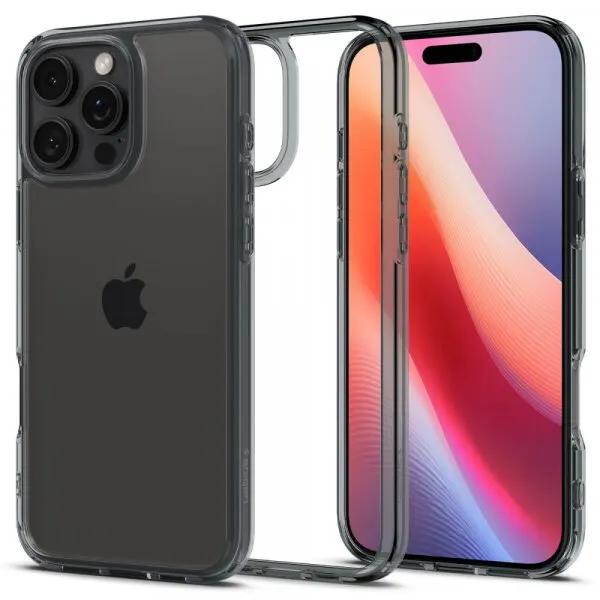 Spigen Husa pentru Apple iPhone 16 Pro Max, Spigen, Ultra Hybrid, Fumurie ACS07994