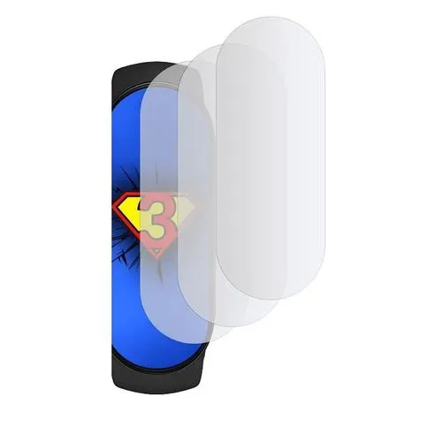 Folie protectie 3MK Watch Protection pentru Xiaomi Mi Band 5, 3 bucati
