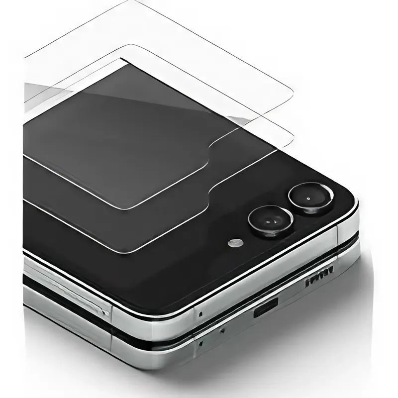Flippy, Folie Sticla Securizata, Flippy, Pentru Samsung Galaxy Z Flip5, 2.5D, HD, Transparenta