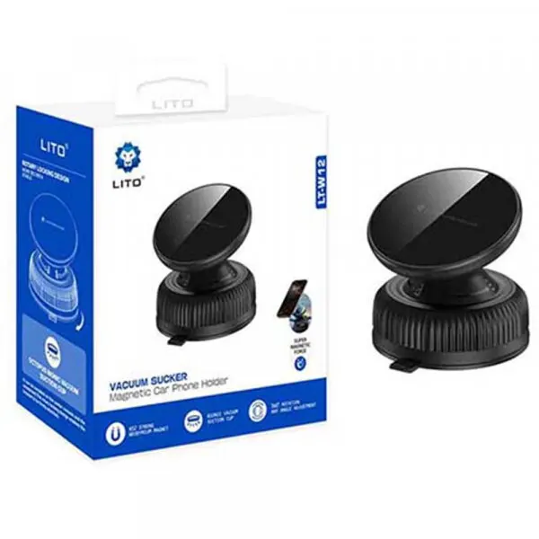 LITO Suport Auto Magnetic Lito LT-W12, Universal, Negru