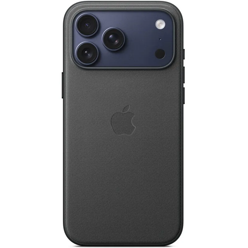 Apple Husa de protectie spate Apple TechWoven Case MGF34ZM/A cu MagSafe pentru iPhone 17 Pro, Negru