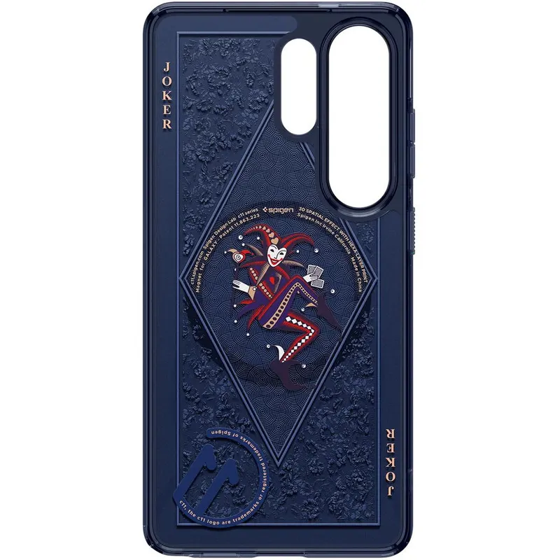 Samsung Husa Protectie Spate pentru telefon mobil Samsung Galaxy S26 Ultra, GP-FPS948PGBNW, Spigen - Magnet Case (Fearless), Albastru