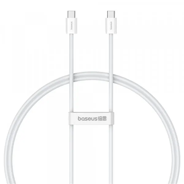 BASEUS Cablu Date si Incarcare USB-C - USB-C Baseus Superior Series 2, 30W, 2m, Alb P10365200211-01