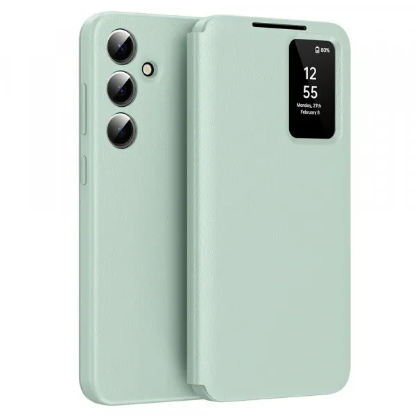 techsuit Husa pentru Samsung Galaxy A56 A566, Techsuit, SmartView, Verde