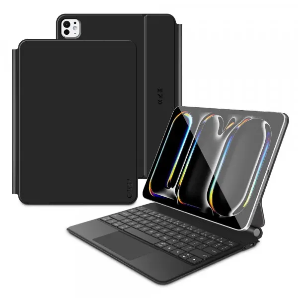 Tech-Protect Husa Cu Tastatura pentru Apple iPad Pro 11 (2025) / (2024), Tech-Protect, SmartCase Magnetic, Neagra