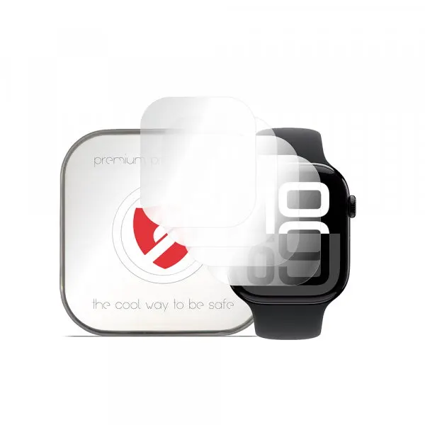 Smart Protection Folie Protectie Smart Protection Premium Classic pentru Apple Watch Series 10 46mm, Set 4 bucati, Plastic