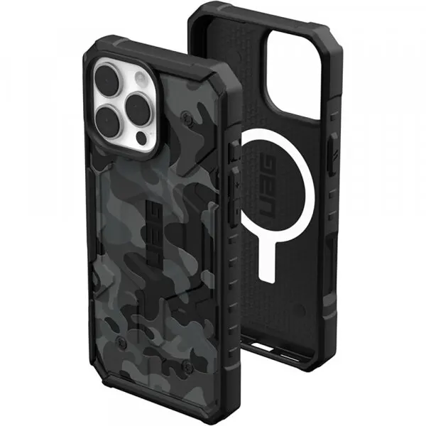 Urban Armor Gear Husa MagSafe pentru Apple iPhone 16 Pro, Urban Armor Gear, Pathfinder SE Midnight Camo, Camuflaj