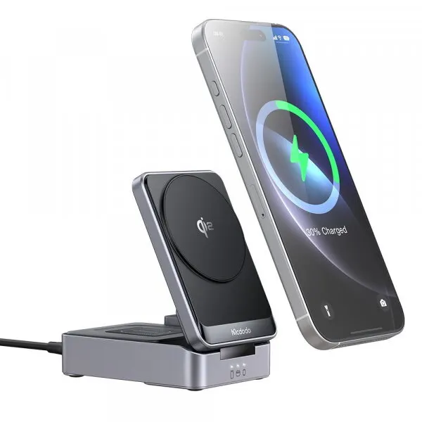 Mcdodo Incarcator Retea Wireless McDodo CH-5192 3in1, 22.5W, 1.67A, Gri