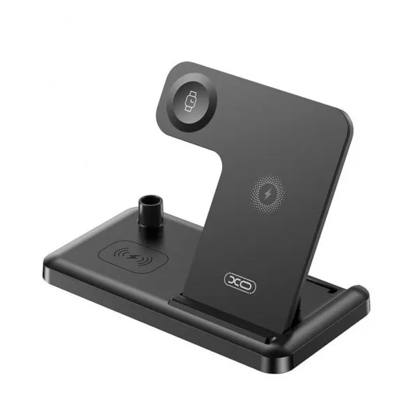 XO Design Incarcator Retea Wireless XO Design WX033 4in1, 15W, 1.67A, Negru