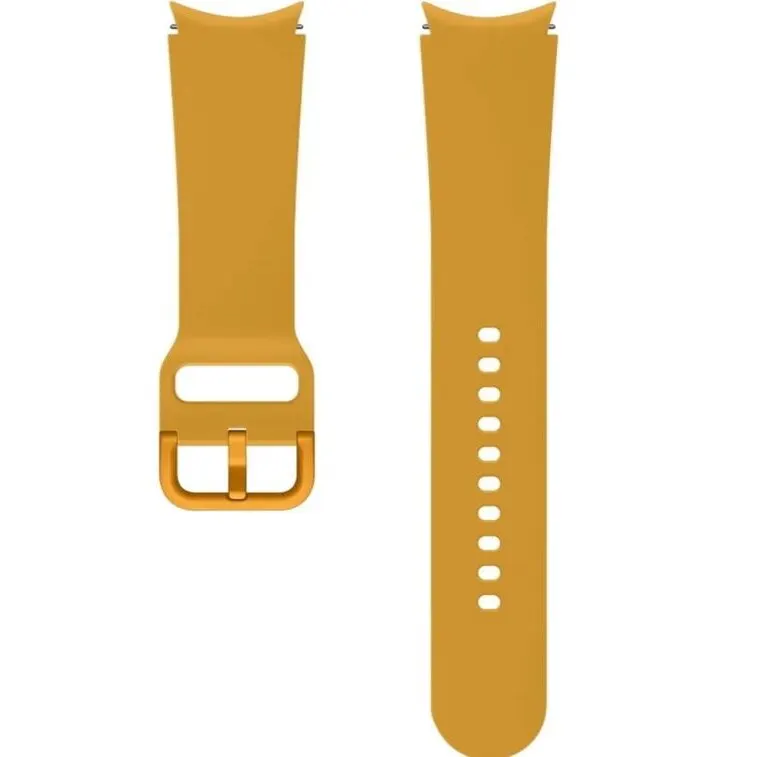 Samsung Galaxy Watch 4 44 mm - Bratara Sport Band (M/L), fluororelastomer - Mustard