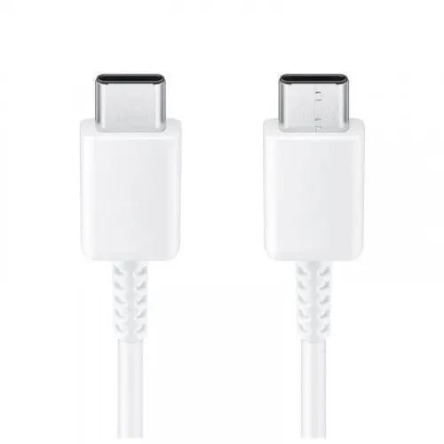 Samsung Cablu Date si Incarcare Samsung EP-DW767JWE, USB-C la USB-C, 25W, 1.8m, Alb