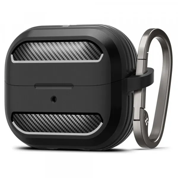 Spigen Husa Spigen Rugged Armor pentru Samsung Galaxy Buds3 FE / Buds3 Pro / Buds3, Neagra ACS08330