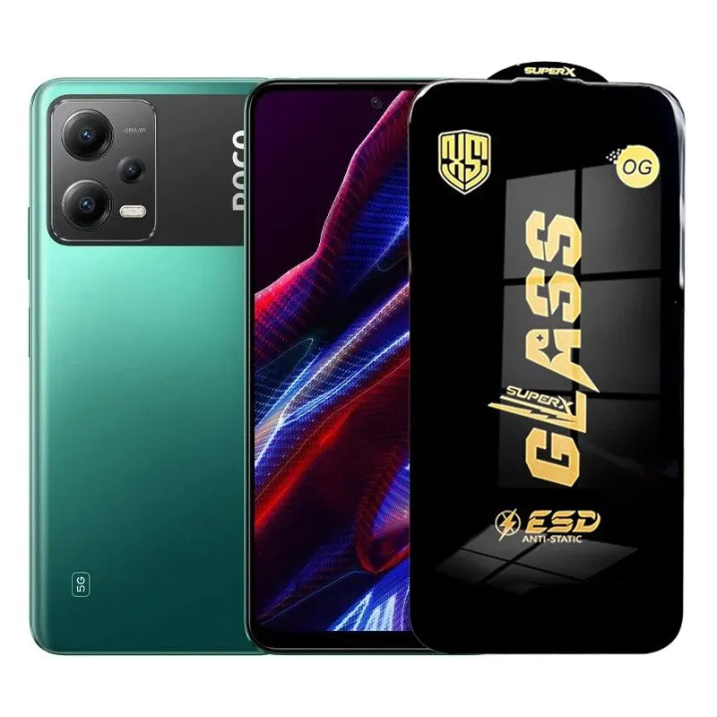 Flippy, Folie de Protectie pentru Xiaomi Poco X5, Flippy, Sticla Securizata ESD, Margini Negre