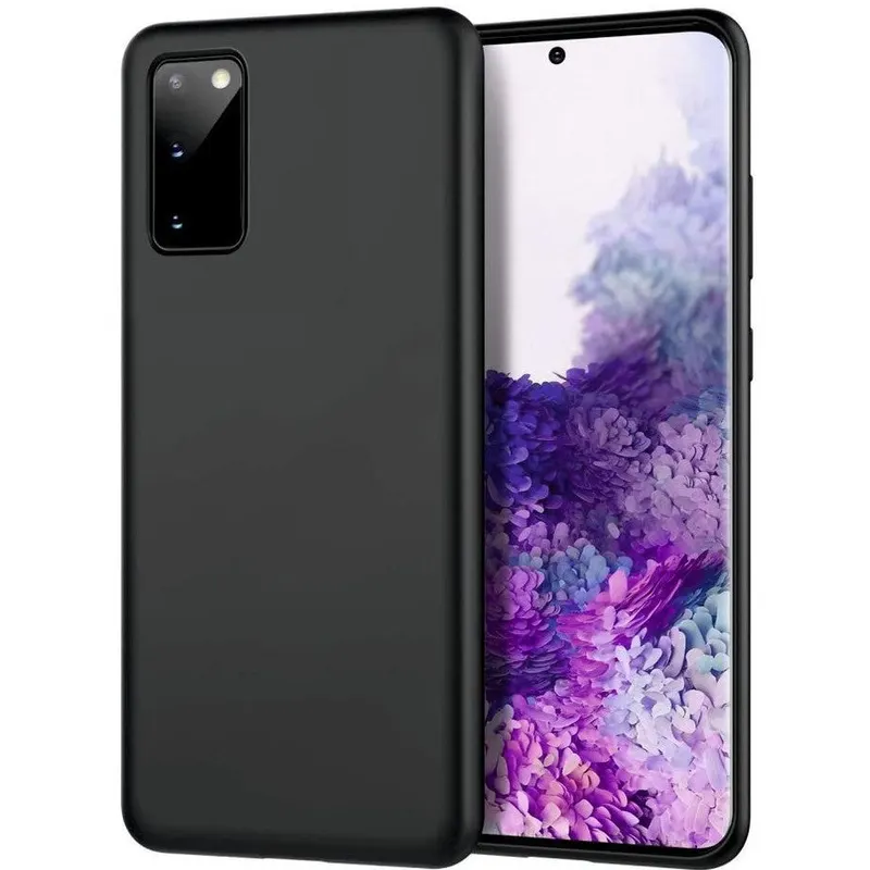 Flippy, Husa de Protectie, Flippy, pentru Samsung Galaxy S20, din TPU Mat, Flexibila, Negru