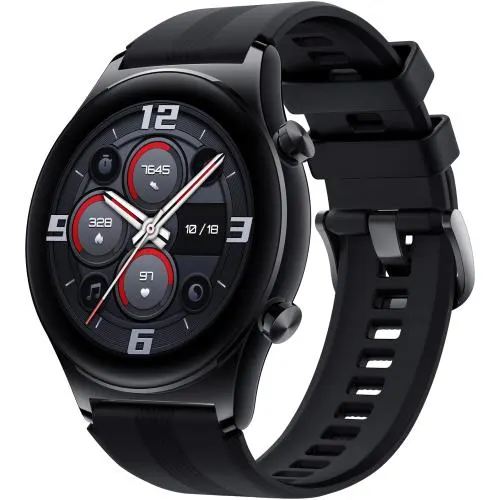 Smartwatch HONOR Watch GS3, ecran AMOLED 1.43 inch, GPS, Bluetooth 5.0, iOS& Andoid (Negru)