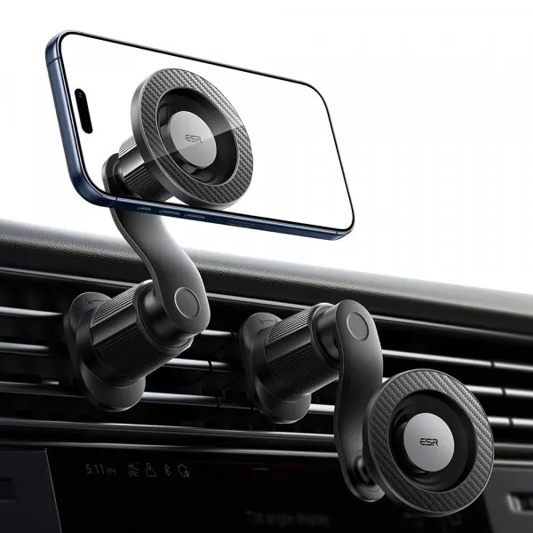 ESR Suport Auto Magnetic ESR OmniLock Vent, Universal, Negru
