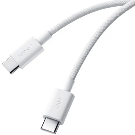 Xiaomi Cablu Date si Incarcare USB-C - USB-C Xiaomi, 60W, 1m, Alb BHR0878GL