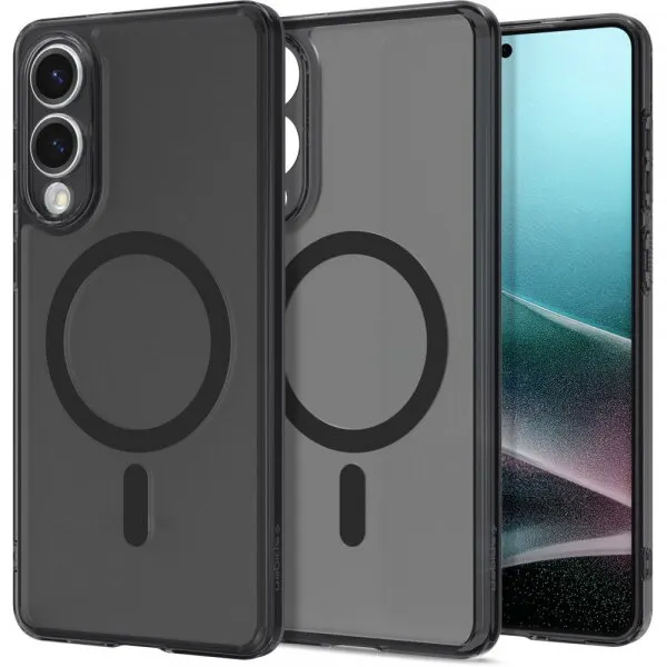 Spigen Husa MagSafe pentru Samsung Galaxy S25 Edge S937, Spigen, Ultra Hybrid, Neagra Satinata ACS09419