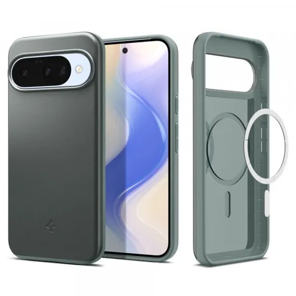 Spigen Husa MagSafe pentru Google Pixel 10 Pro / 10, Spigen, Thin Fit, Verde ACS09701