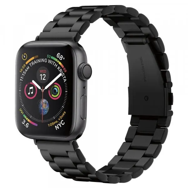Spigen Curea Spigen Modern Fit pentru Apple Watch 49mm / 46mm / 45mm / 44mm / 42mm Series, Neagra 062MP25403