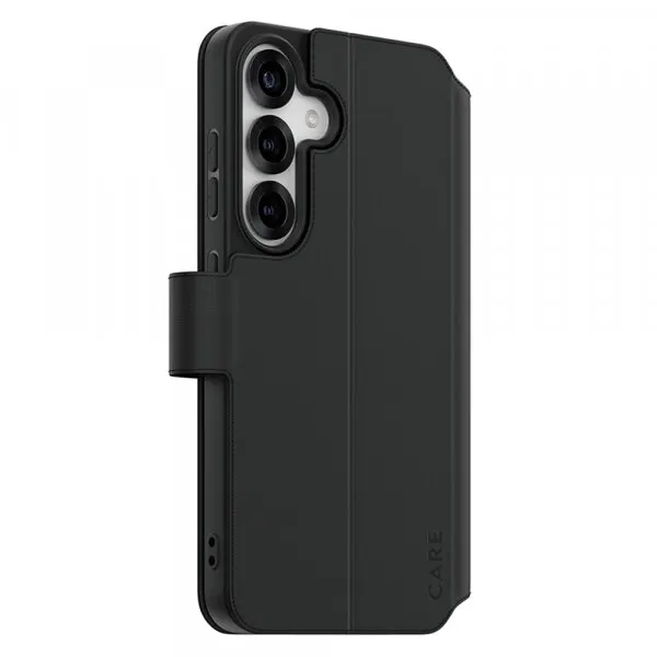 Panzerglass Husa pentru Samsung Galaxy S25 S931, PanzerGlass, Care Feature Kickstand Wallet, Neagra