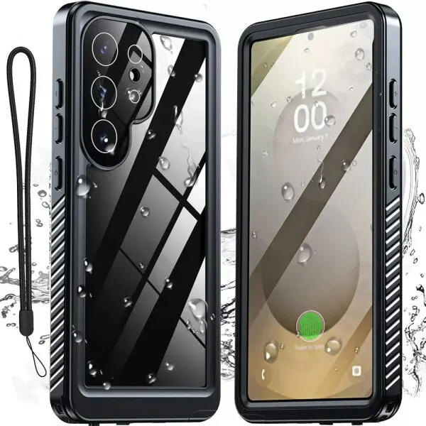 ShellBox Husa Waterproof pentru Samsung Galaxy S25 Ultra S938, ShellBox, Neagra