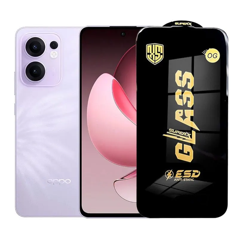 Flippy, Folie de Protectie pentru Oppo Reno13 F, Flippy, Sticla Securizata ESD, Margini Negre