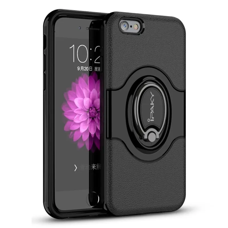 Apple, Husa Apple iPhone 6 Ipaky Ring Negru
