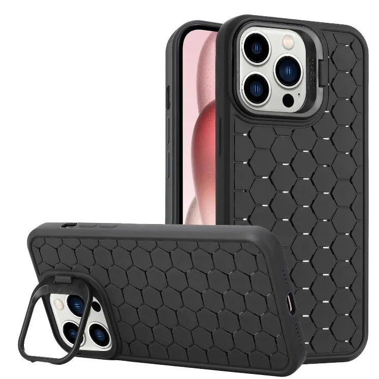 Husa de Protectie TPU, Flippy, pentru Apple iPhone 14 Pro, 3D Cube, cu Inel, Protectie Camera, Antisoc, Antizgariere