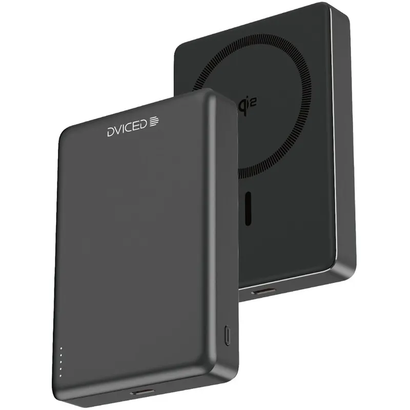 Dviced Baterie externa Dviced Qi2 Ultrathin MagSafe, 10000mAh, Negru