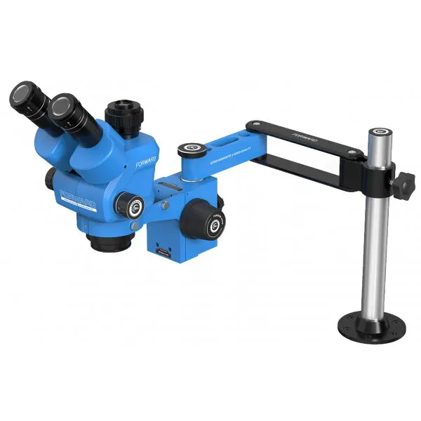 Forward Microscop Forward FW-C55Pro-R02, Iluminare LED reglabila ML144Pro, Albatru