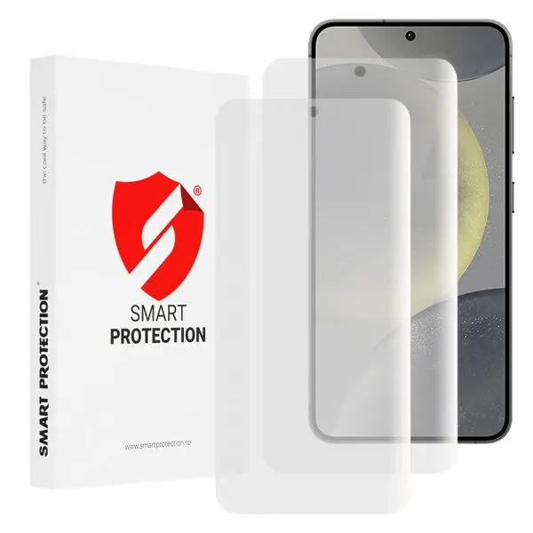 Smart Protection Folie de protectie Ecran Smart Protection Premium Classic pentru Samsung Galaxy S24 S921, Plastic, Set 2 bucati