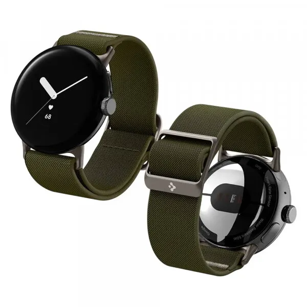 Spigen Curea Spigen Lite Fit pentru Google Pixel Watch 41mm Series, Kaki AMP07608