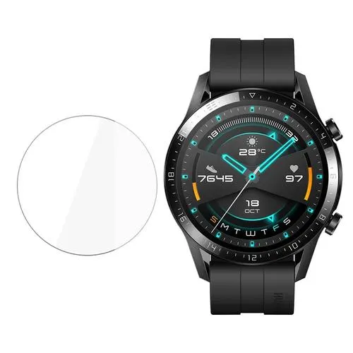 Set 3 Folii Protectie 3MK Arc pentru Huawei Watch GT2 (42 mm), Full Cover (Transparent)